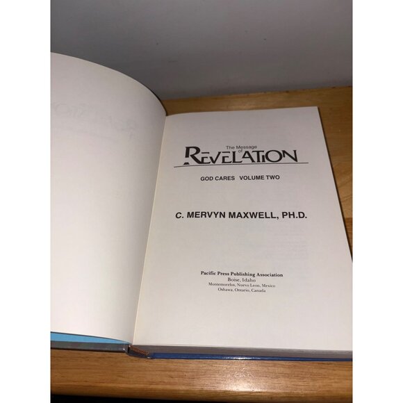 The Message Of Revelation: God Cares Volume Two C. Mervyn Maxwell Hardcover Book - Picture 8 of 14